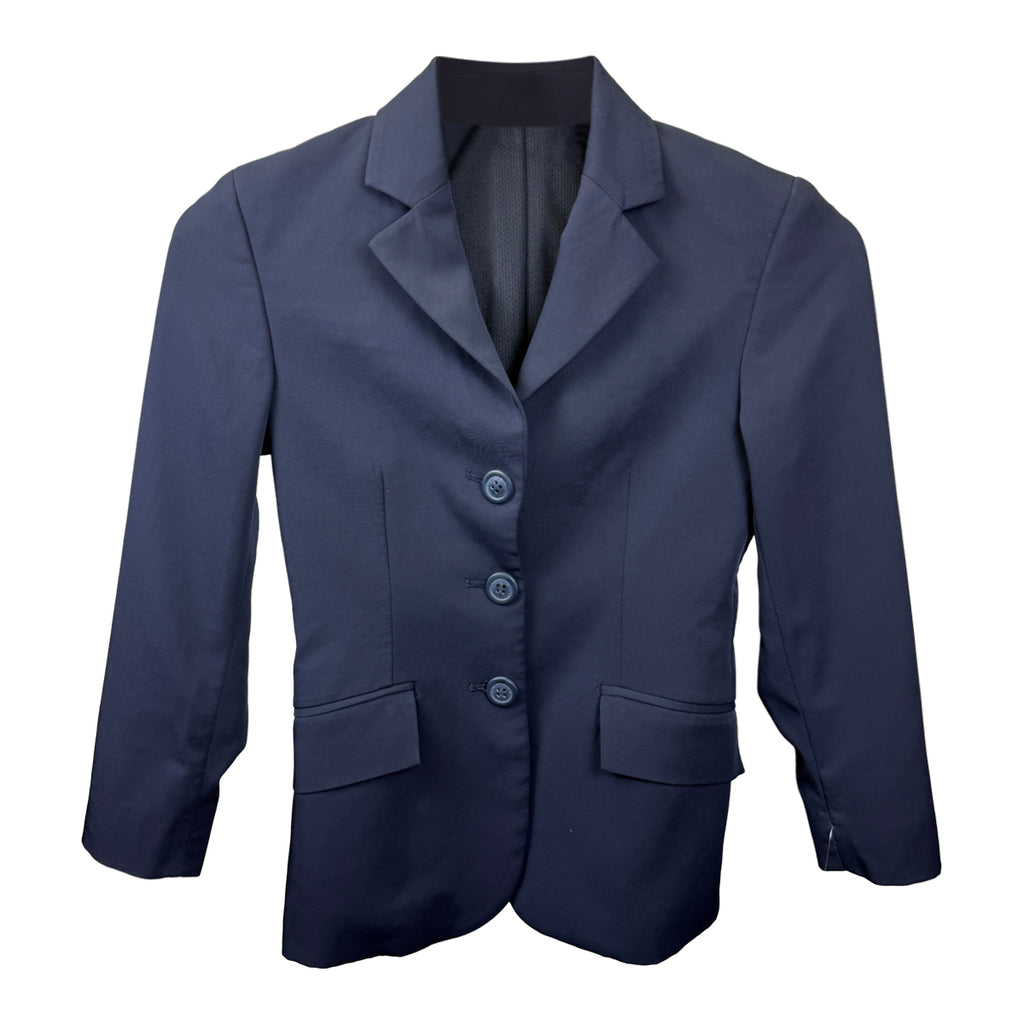 R.J. Classics Xtreme Washable Grey Label Show Coat in Navy
