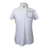 Cavalleria Toscana 'Pocket Logo SS Jersey Zip Training Polo' in White