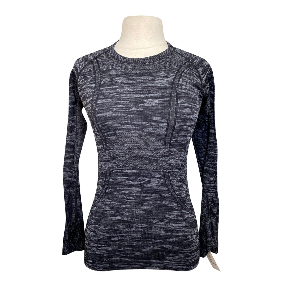 Front of TKEQ The 'Kennedy 2.0' Seamless Long Sleeve in Camo - Women's L/XL