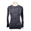 TKEQ The 'Kennedy' Seamless Long Sleeve in Black Camo - Women's S/M
