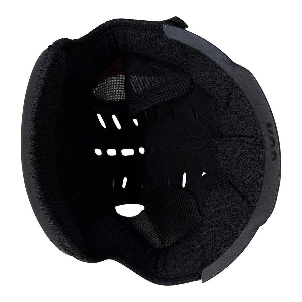 KEP Italia® Cromo Oval Fit Helmet Liner in Black - 7 5/8 (61 cm)