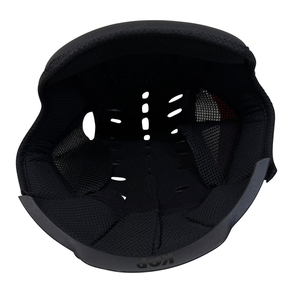 KEP Italia® Cromo Round Fit Helmet Liner in Black