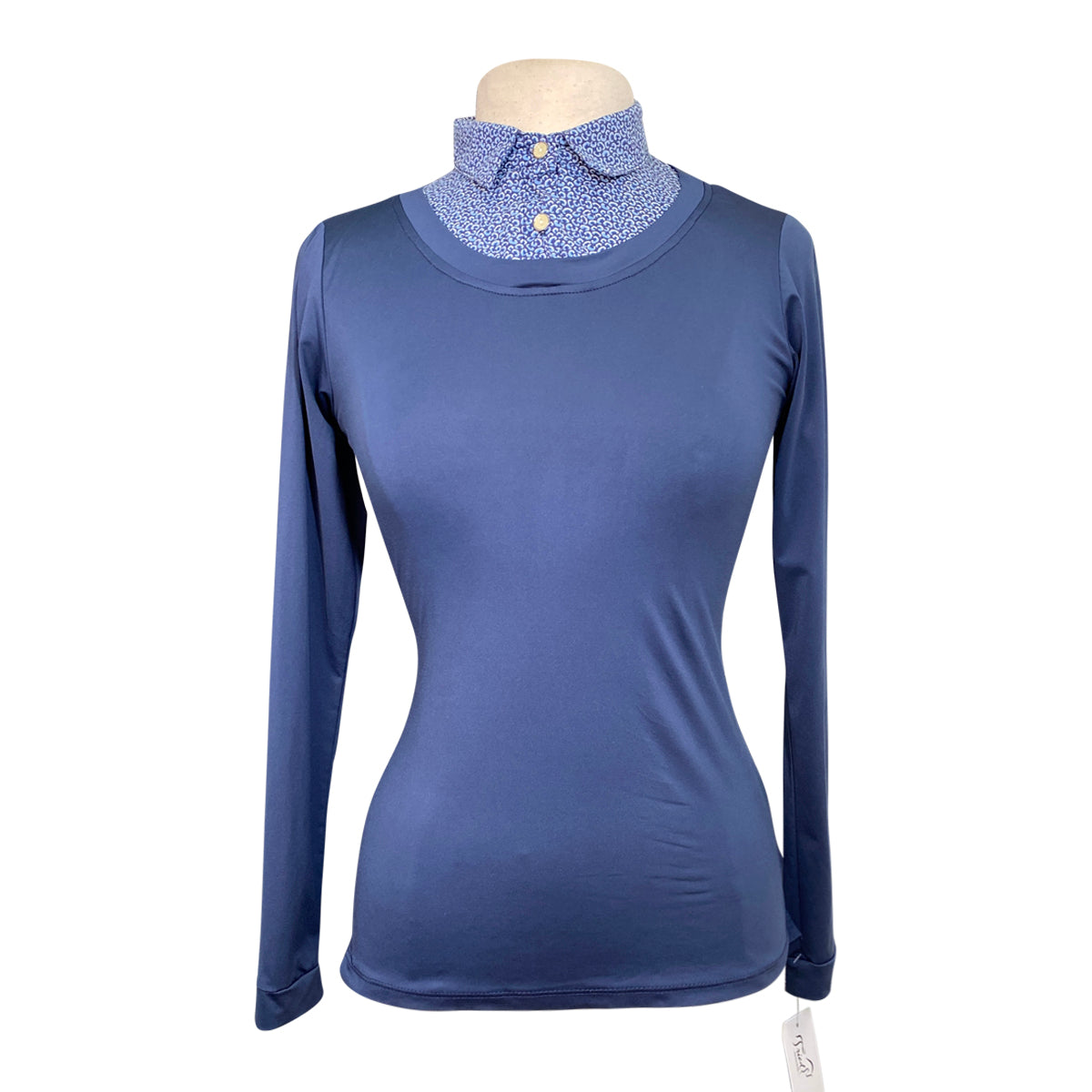 Front of Callidae Practice Shirt in Navy/Tadpole - Women&#39;s Medium