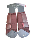LeMieux 'Arika' Mesh Brushing Boots in Damson - Large