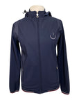 Cavalleria Toscana Softshell Jacket in Navy/White Polka Dot