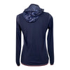 Cavalleria Toscana Softshell Jacket in Navy/White Polka Dot