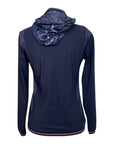 Cavalleria Toscana Softshell Jacket in Navy/White Polka Dot