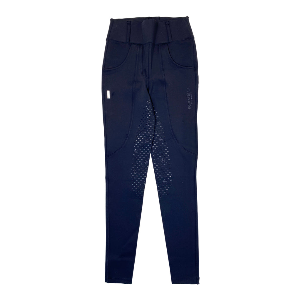 Equestrian Stockholm Dressage Supreme Compression Breeches in Midnight Blue