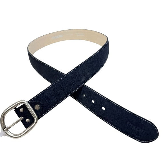 Pikeur Suede Leather Belt in Denim Navy