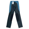 Back of Kerrits Performance Knee Patch Tights in Blue Houndstooth