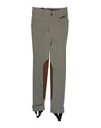 Kerrits 'Crossover' Extended Knee Patch Jods in Tan - Children's XL