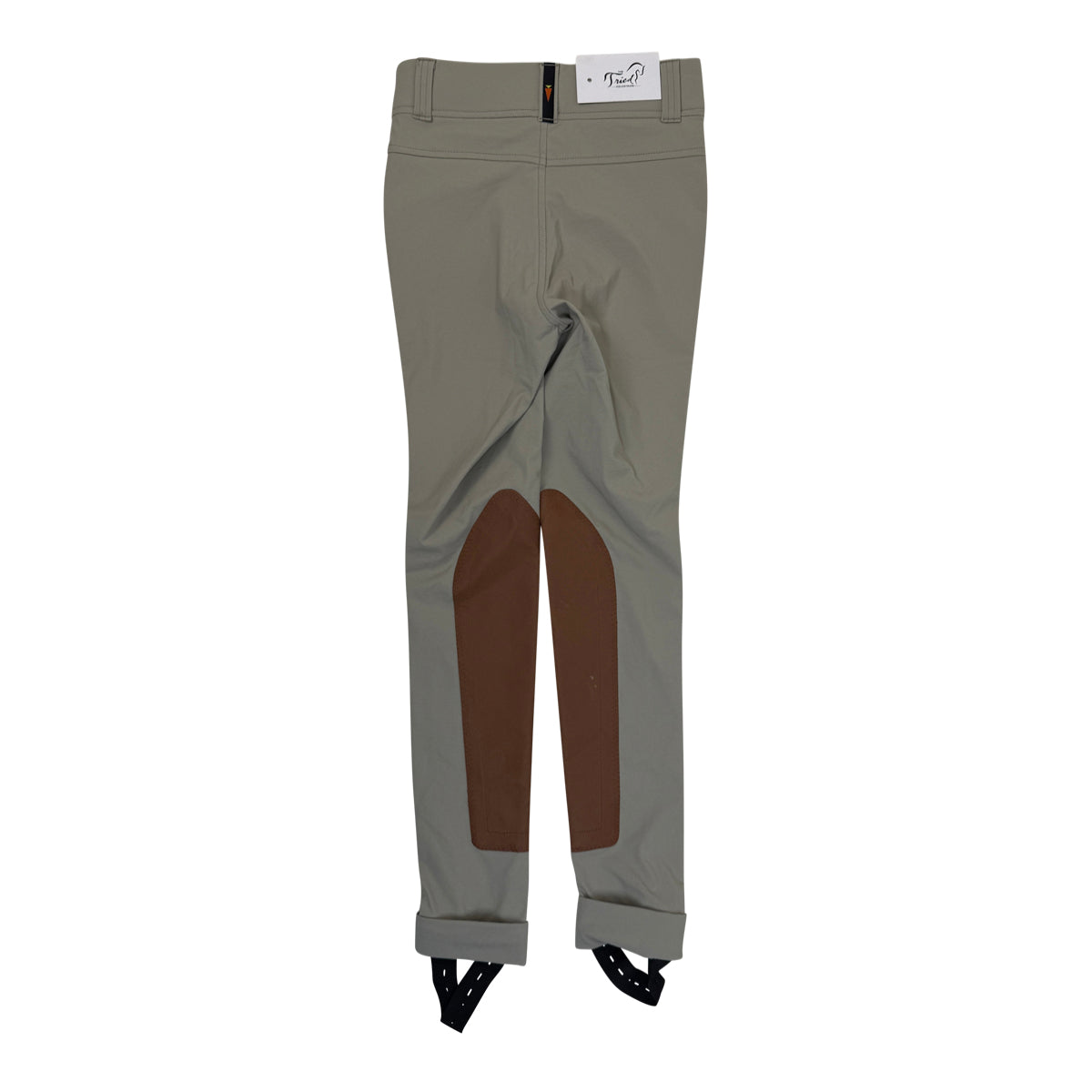 Kerrits &#39;Crossover&#39; Extended Knee Patch Jods in Tan - Children&#39;s XL