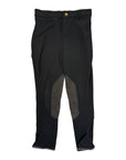 Equilibre Ribbed Knee Patch Breeches in Grey