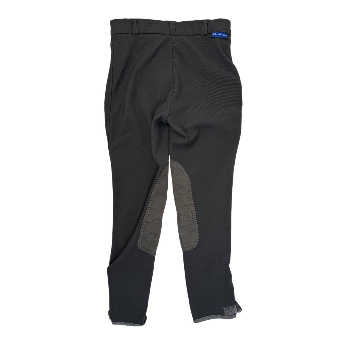 Equilibre Ribbed Knee Patch Breeches in Grey