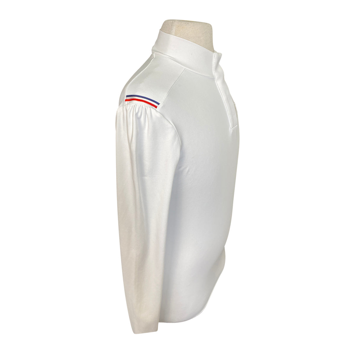 Penelope Bruges Long Sleeve Polo  in White