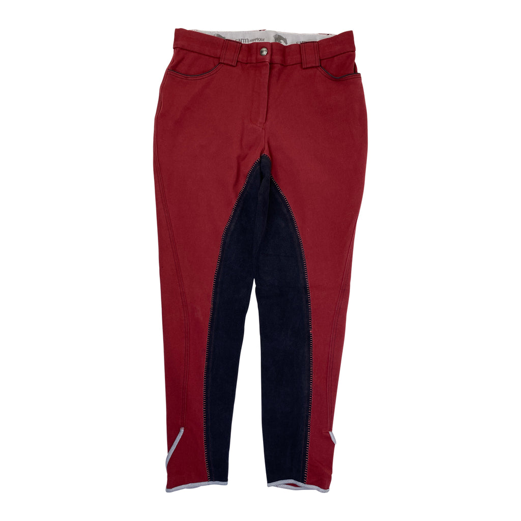 Sarm Hippique 'Rebecca' Full Seat Breeches in Red 