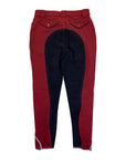 Sarm Hippique 'Rebecca' Full Seat Breeches in Red 