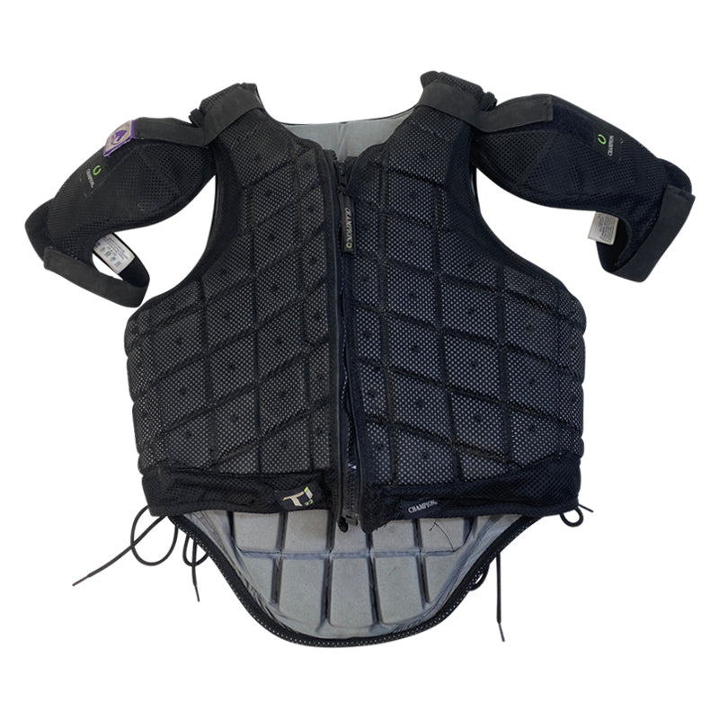 Champion Titanium Ti22 Safety Vest w/ Shoulder Pads in Black