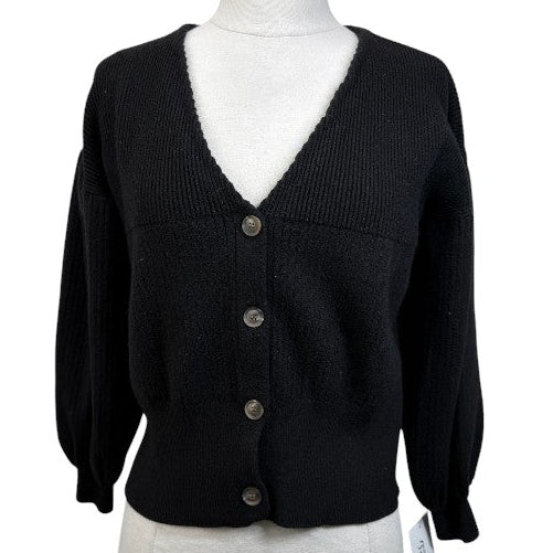 Solid Citizen 'Grace' Cardigan Sweater in Black - Women's XS