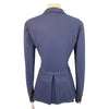 Back of Samshield 'Victorine' Crystal Fabric Competition Jacket in Navy