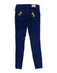 Horze Kids 'Annika' Denim Full Seat Breeches in Dark Wash