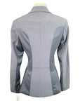 Back of Shires Aubrion 'Oxford' Show Jacket in Grey