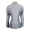 Back of Shires Aubrion 'Oxford' Show Jacket in Grey