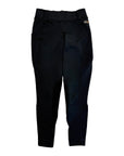 Kerrits Kids Fleece Knee Patch Tights in Black