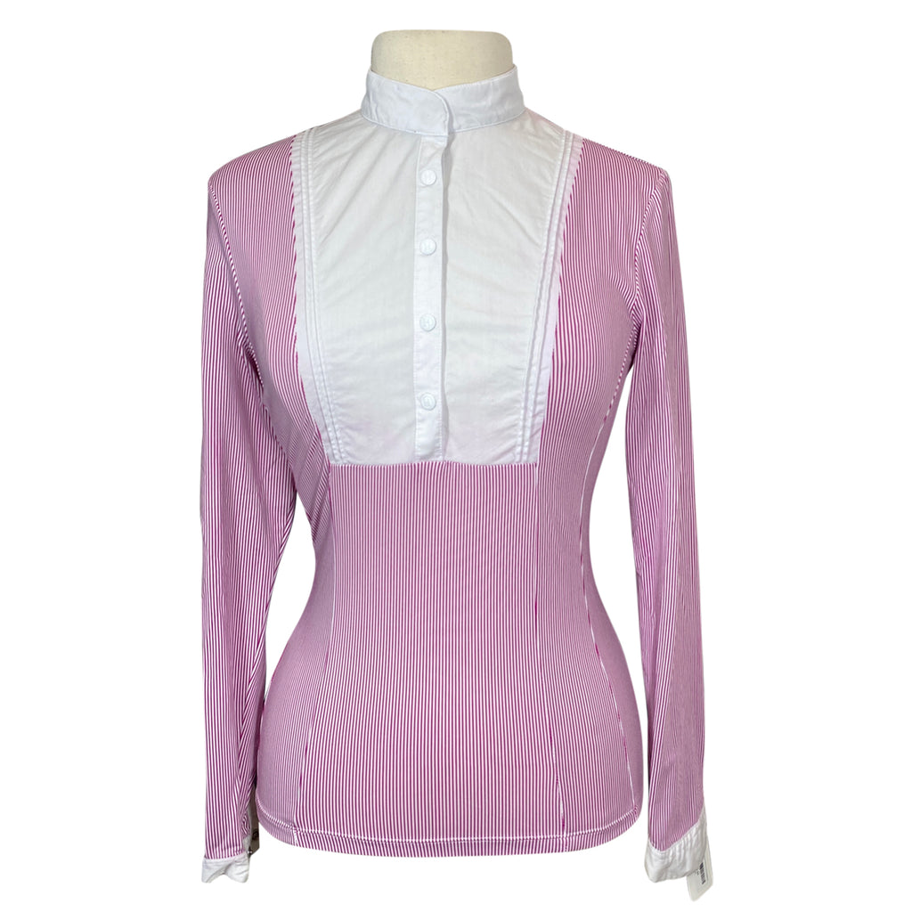 Harcour 'Annie' Show Shirt in Pink/White - Women's Small