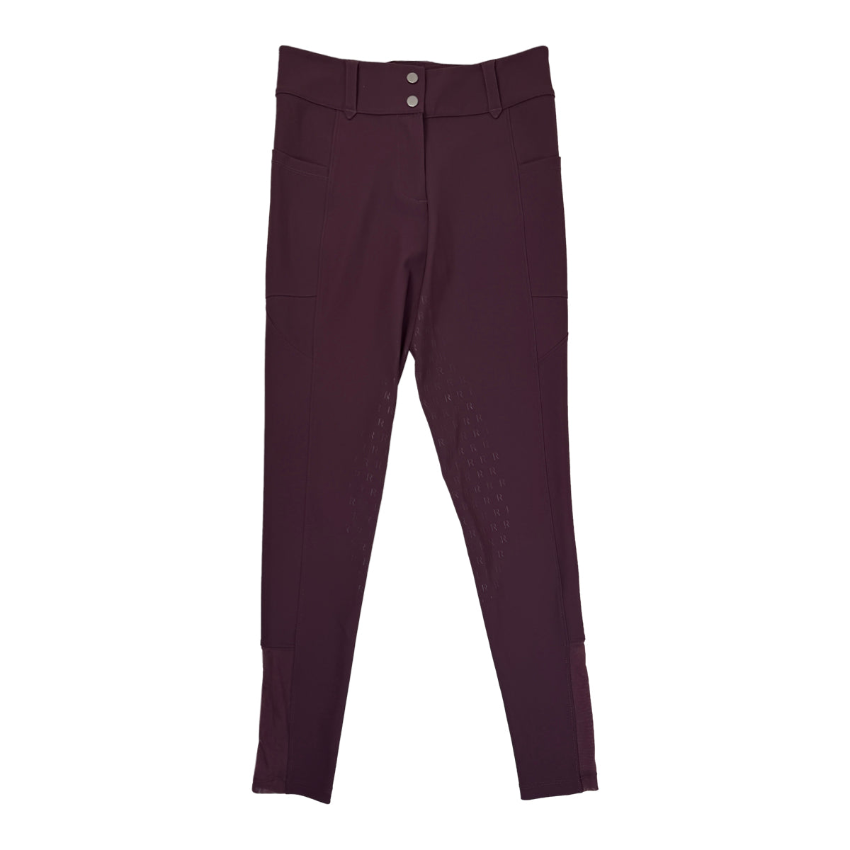 Free Ride Equestrian 'Pro' Full Seat Breech in Plum