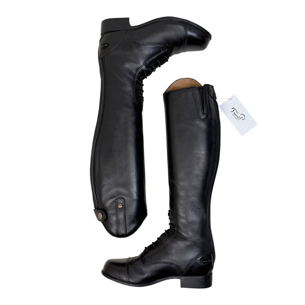 Ariat Kids Heritage Contour Field Boots in Black