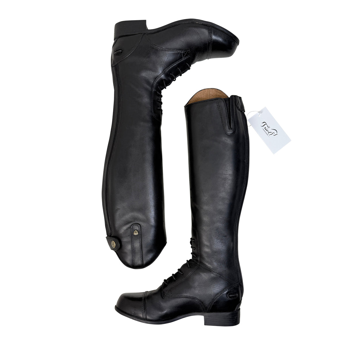 Ariat Kids Heritage Contour Field Boots in Black