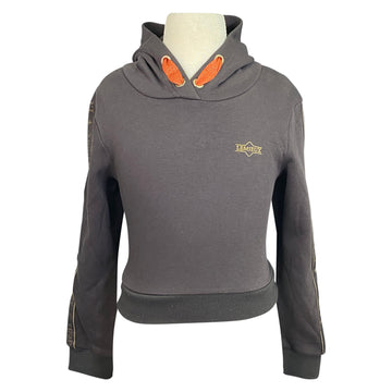 LeMieux 'Young Rider' Cropped Hoodie in Licorice