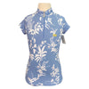 Kastel Cap Sleeve Shirt in Denim Floral - Children's Medium