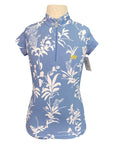 Kastel Cap Sleeve Shirt in Denim Floral - Children's Medium