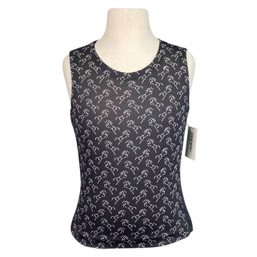 Kerrits IceFil Lite Tank in Black Horses