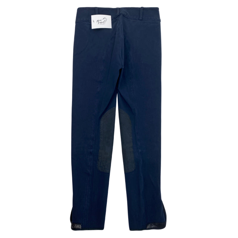 Back of Tailored Sportsman 'Trophy Hunter' Breeches in Black & Blue