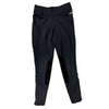 Kerrits Kids Fleece Knee Patch Tights in Black Microcheck 