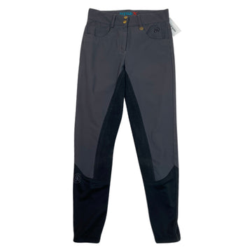Ovation 'Aqua-X' Full Seat Breeches in Grey