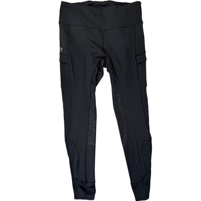 Derby House Elite High Waisted Winter Riding Tights in Black