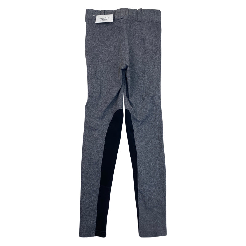 Back of Kerrits Winter Cargo Knee Patch Breech in Grey Melange