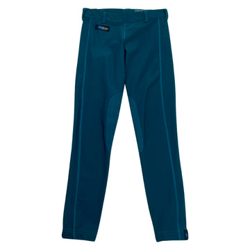 Irideon 'Issential' Knee Patch Tights in Baltic Blue
