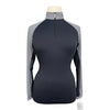 Kastel Denmark Sunshirt in Black and White Geo Raglan