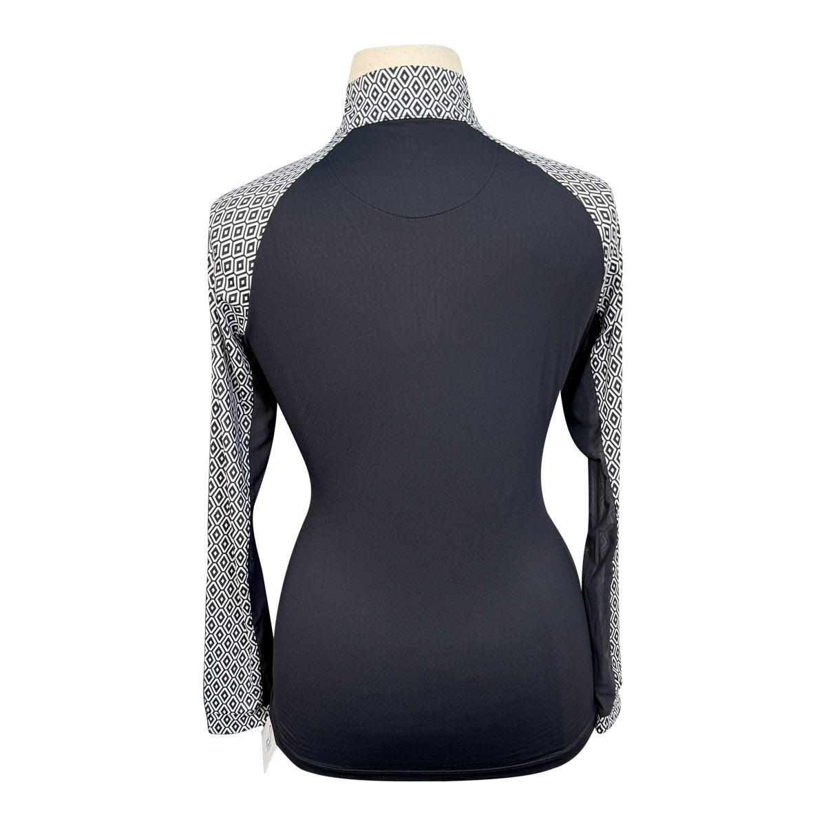 Kastel Denmark Sunshirt in Black and White Geo Raglan