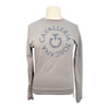 Cavalleria Toscana Sweatshirt w/ Sponge Logo in Grey