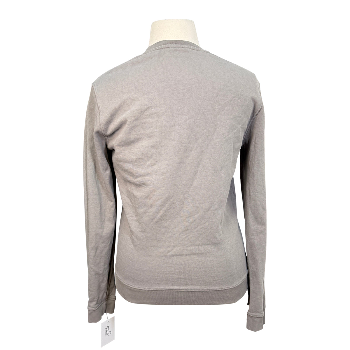 Cavalleria Toscana Sweatshirt w/ Sponge Logo in Grey