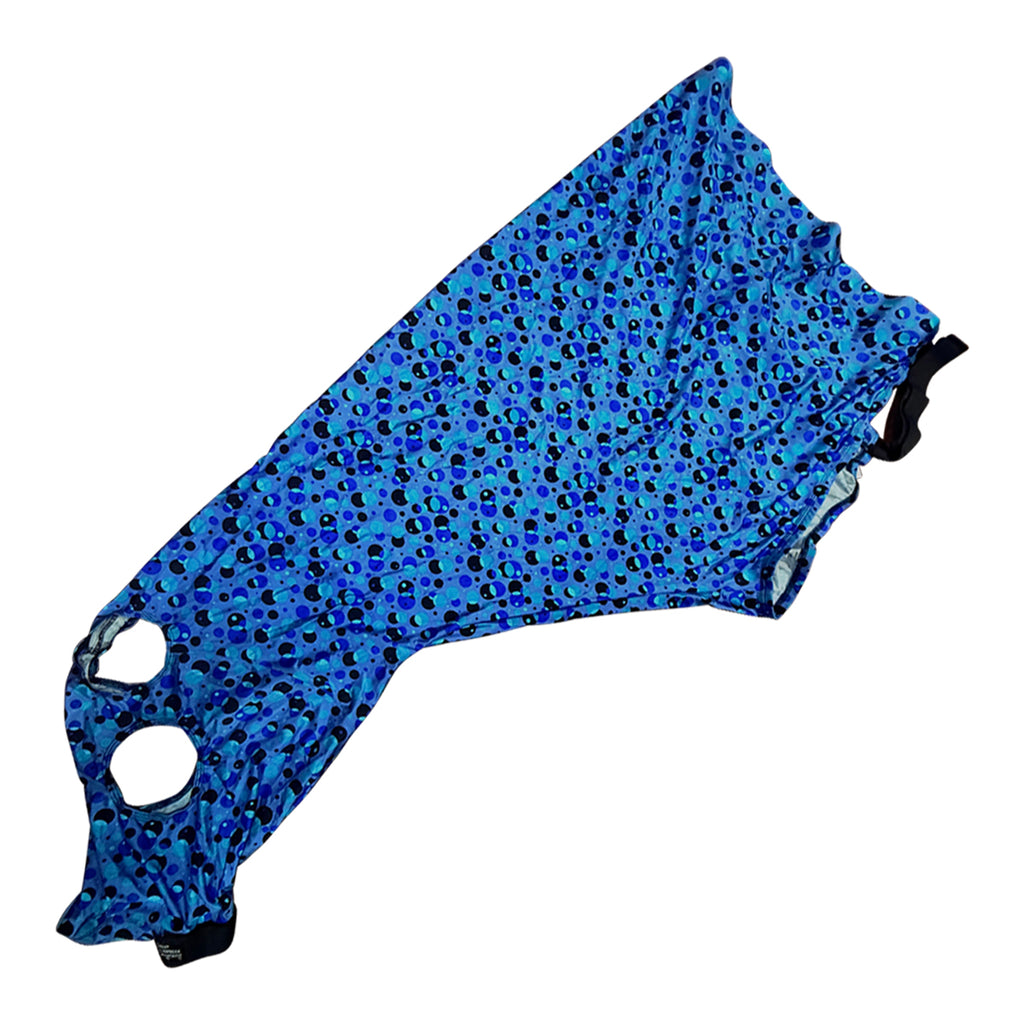 Sleazy Sleepwear Chest Panel Hood in Bubbles - Large