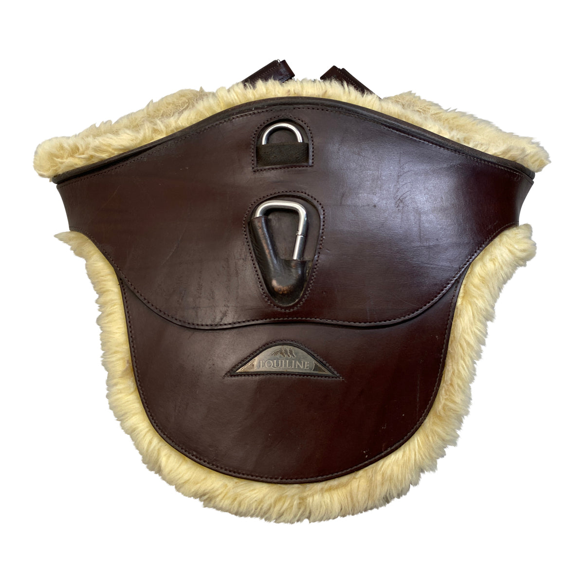 Equiline Belly Guard w/Sheepskin Lining in Brown/Tan