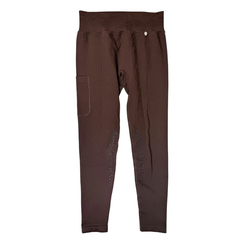 Pomme 'Ines' Riding Leggings in Chocolate