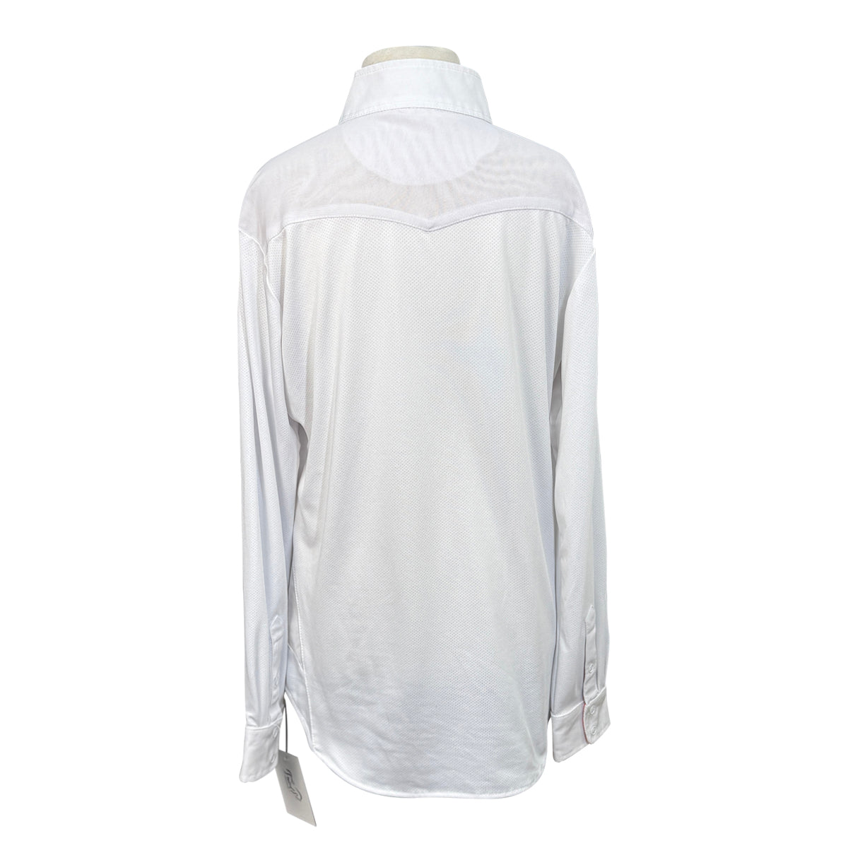 Ovation Ellie Tech Show Shirt in White/Leafs